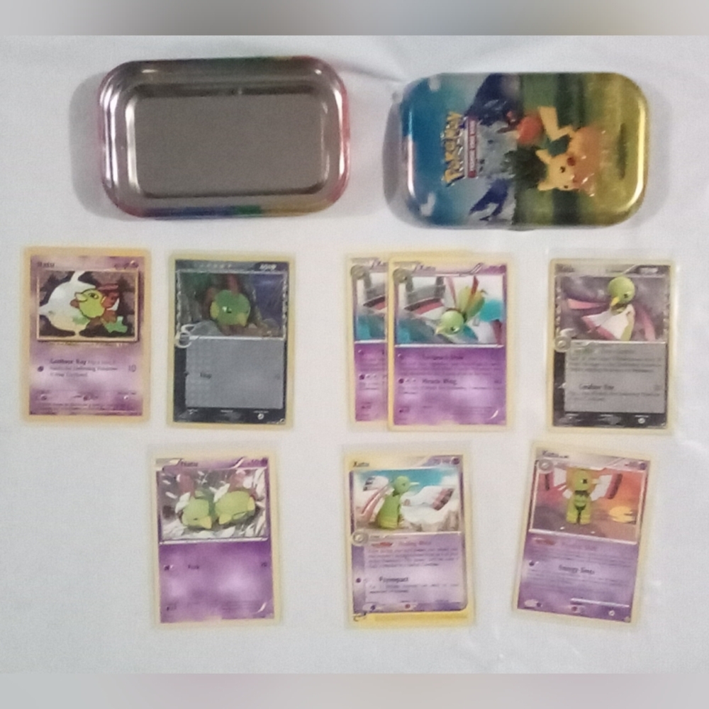 ✨Natu Evolution Pokemon Holo Card Bundle (bonus tin)✨